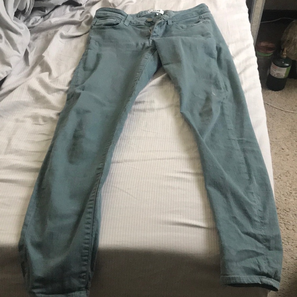Light blue denim pants